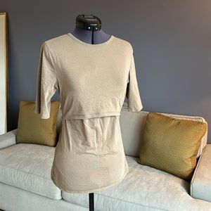 Boob Design - 3/4 sleeve nursing top (Small)
